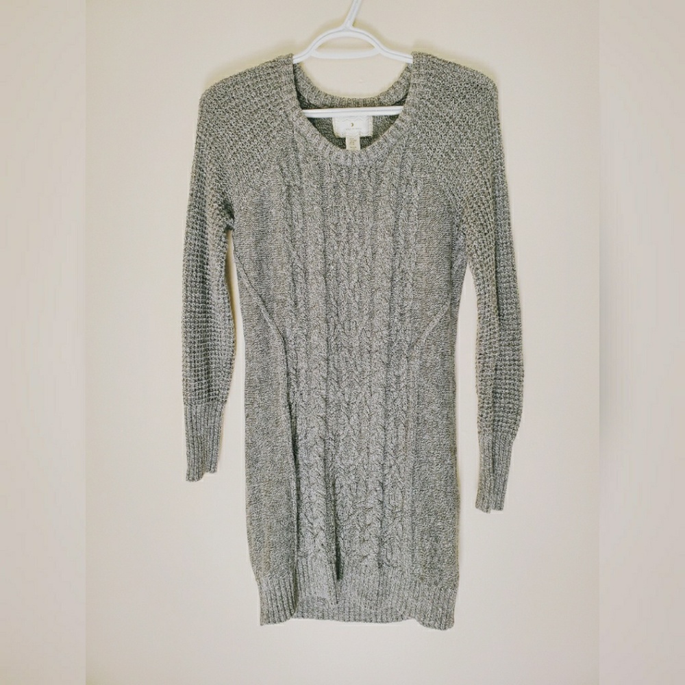 Cable Knit Sweater Dress